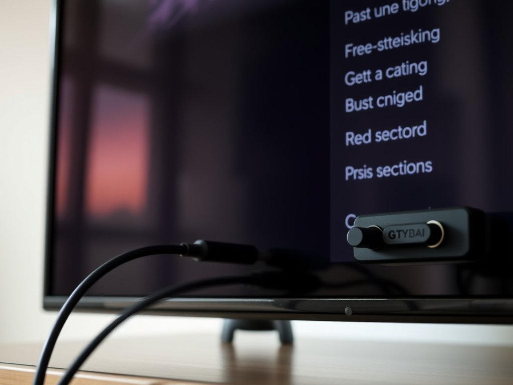 Android TV box connected to 8K television displaying tivimate 8k settings menu