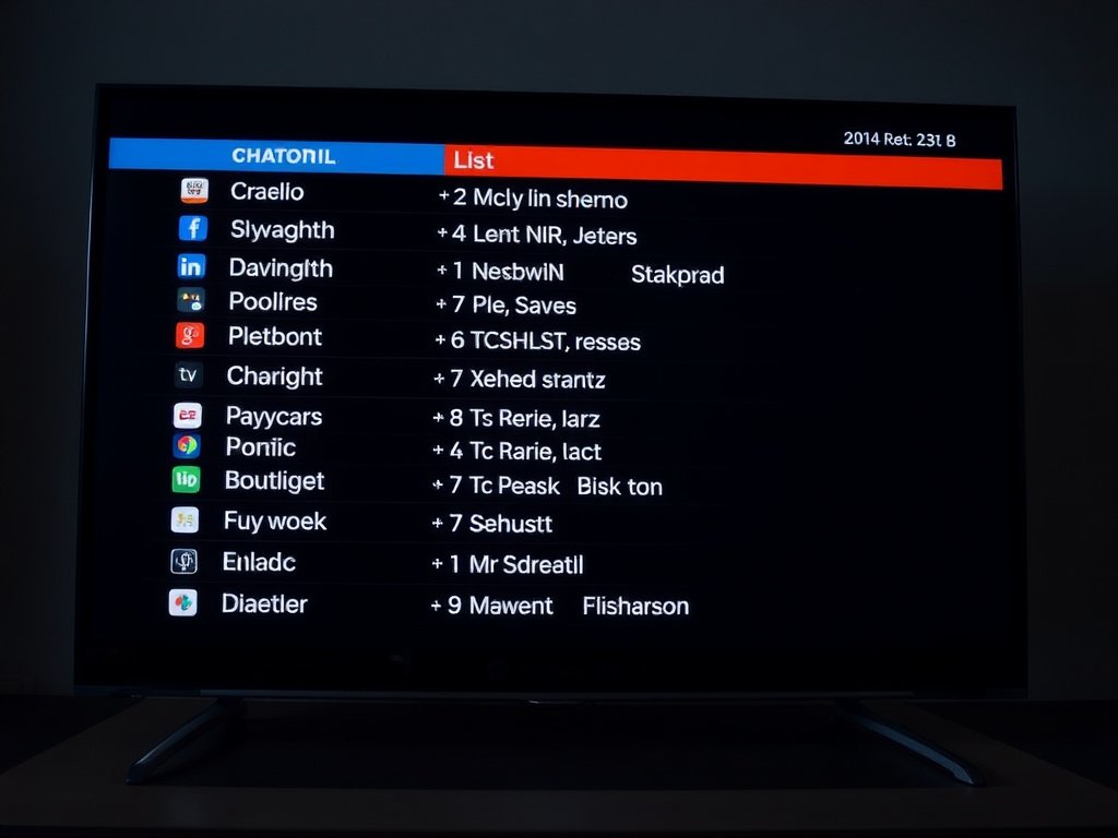 IPTV service channels list